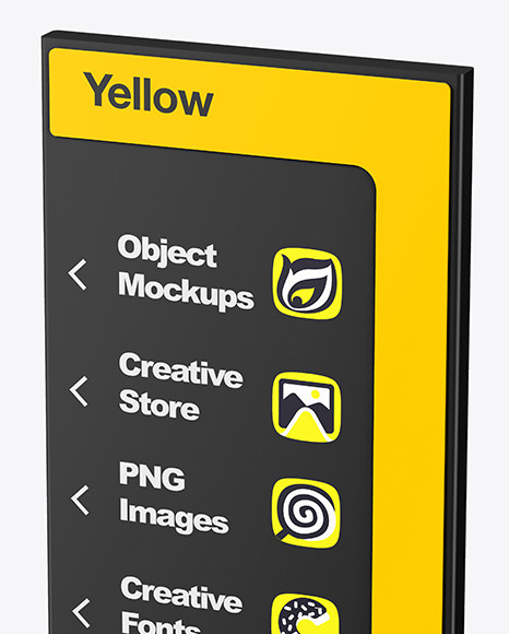 Wayfinding Stand Mockup