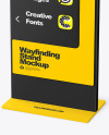 Wayfinding Stand Mockup