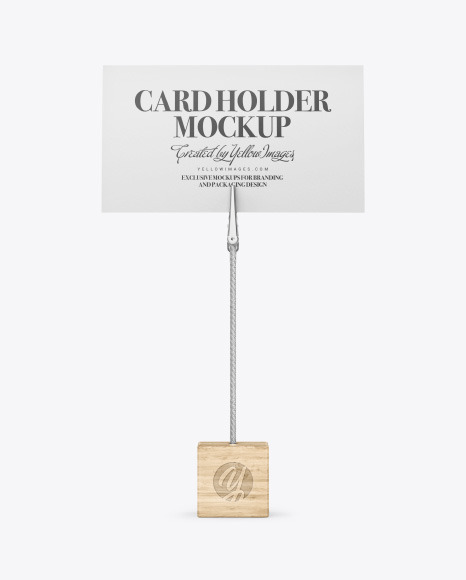 Card Holder Mockup