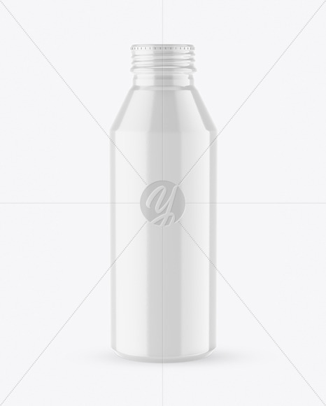 Glossy Drink Bottle Mockup