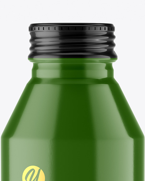 Glossy Drink Bottle Mockup