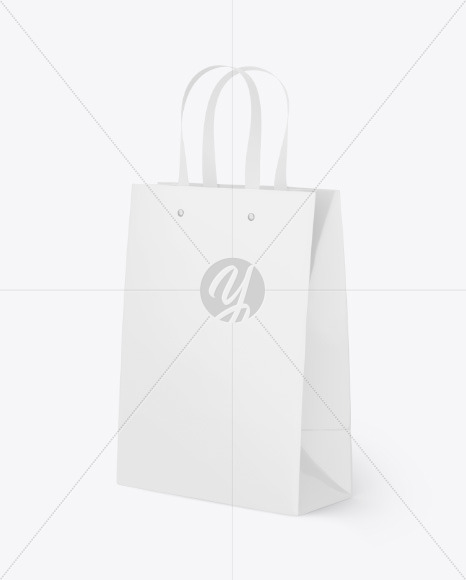 Glossy Paper Bag Mockup