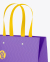 Glossy Paper Bag Mockup