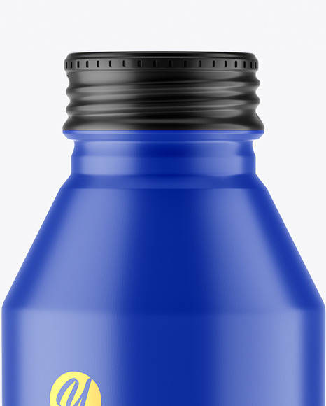 Matte Drink Bottle Mockup