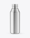 Metallic Drink Bottle Mockup