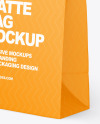 Matte Paper Bag Mockup