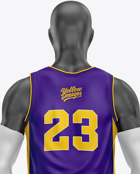 Basketball Kit Mockup - Back View