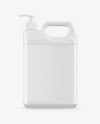 Plastic Jerry Can W/ Pump Mockup