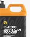 Plastic Jerry Can W/ Pump Mockup