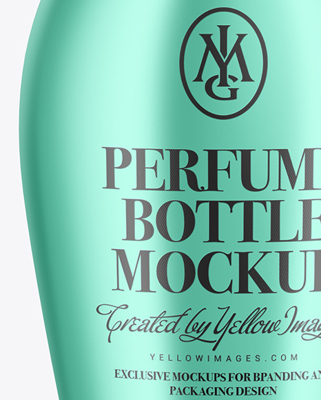 Metallic Perfume Bottle Mockup