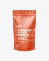 Matte Stand-up Pouch Mockup