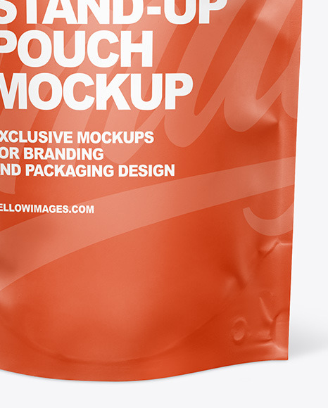 Matte Stand-up Pouch Mockup