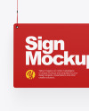 Matte Arrow Sign Mockup Matte Arrow Sign Mockup