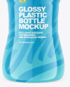 Glossy Plastic Bottle Mockup