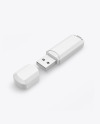 Plastic USB Flash Drive Mockup