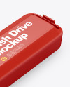 Plastic USB Flash Drive Mockup