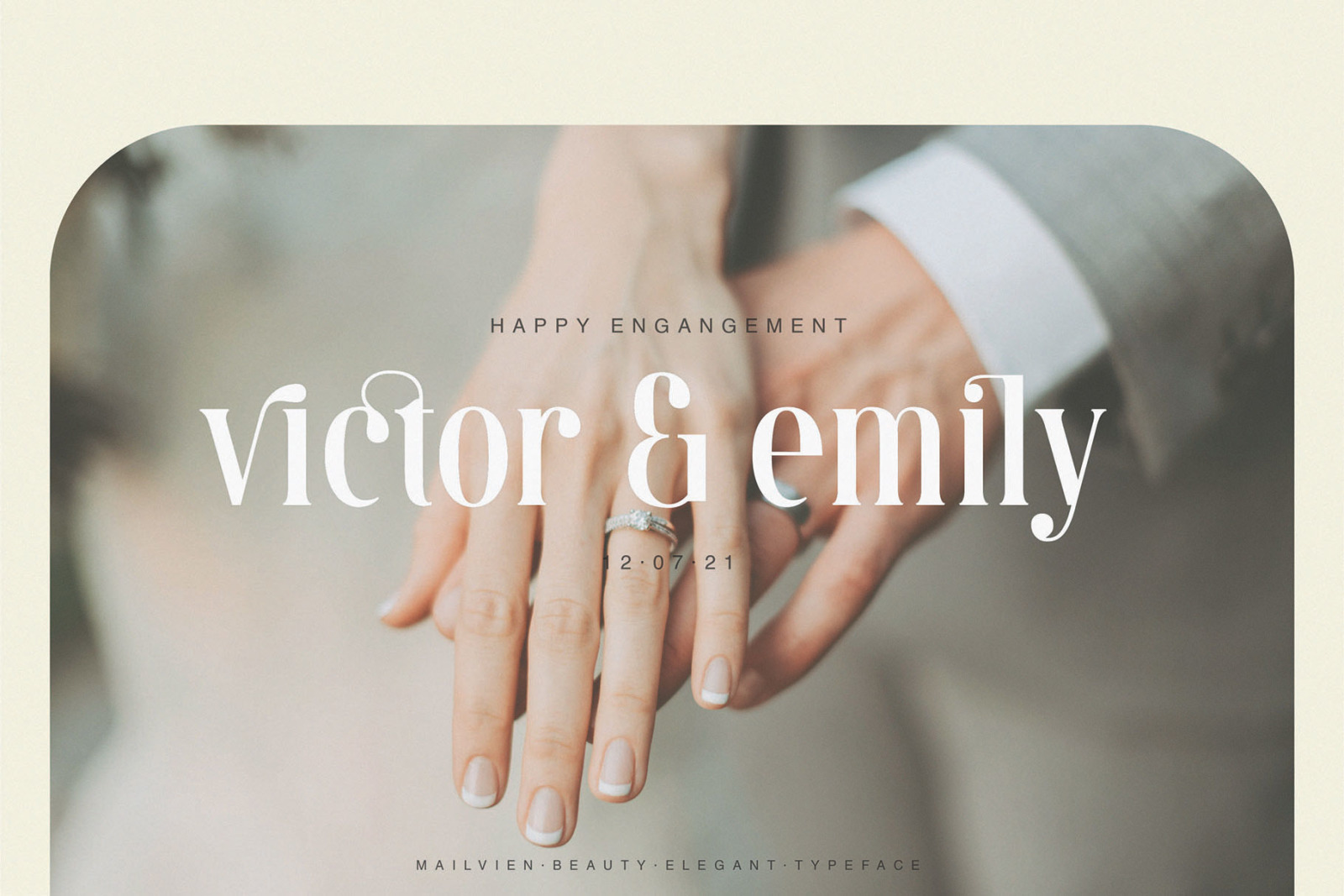 Mailvien - Modern Ligature Typeface Mailvien - Modern Ligature Typeface