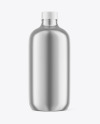 Metallic Cosmetic Bottle Mockup