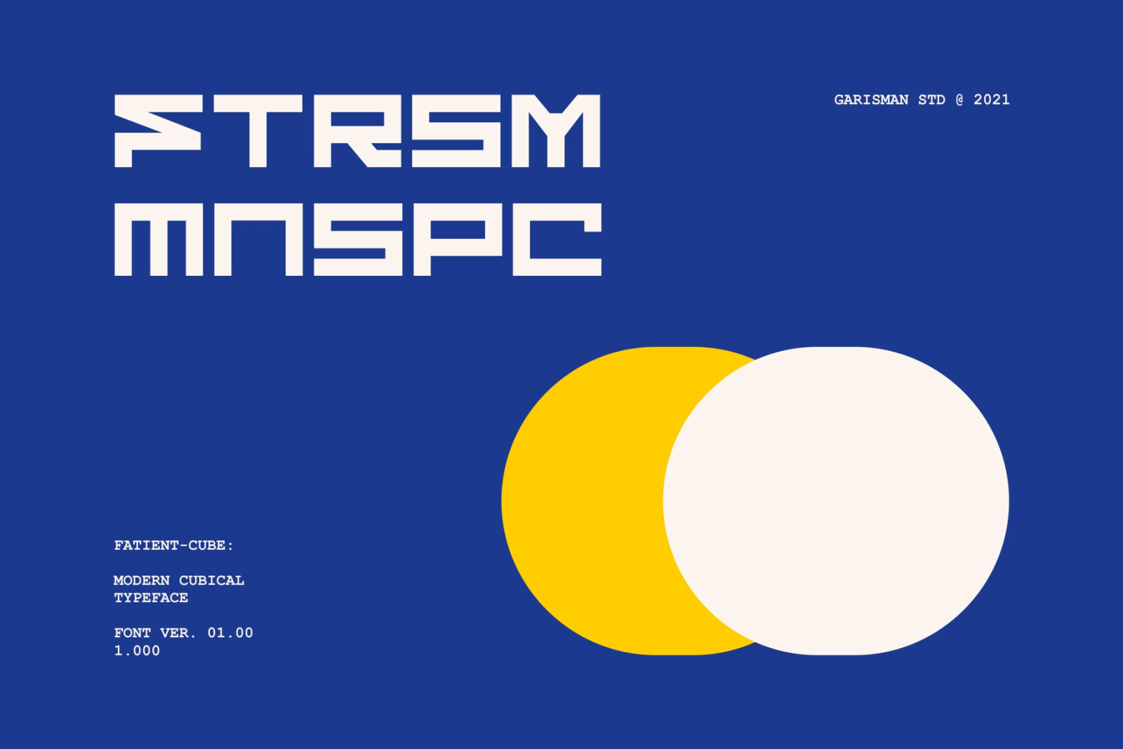 GR Fatient - Modern Cubical Typeface GR Fatient - Modern Cubical Typeface