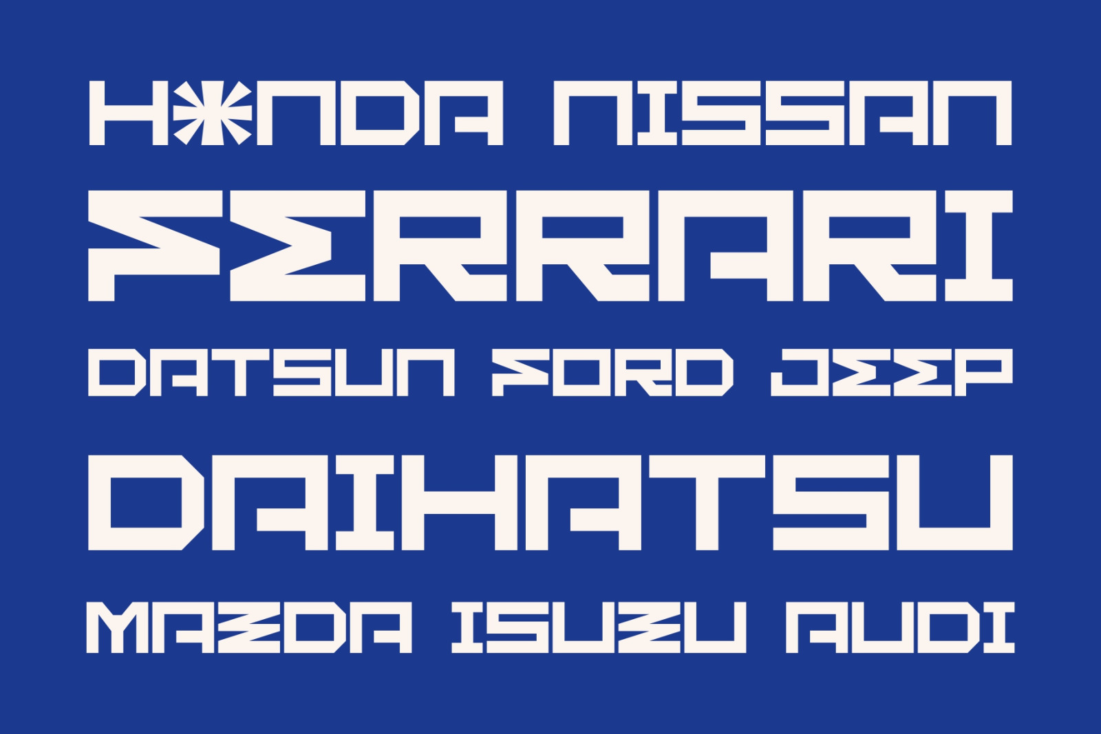 GR Fatient - Modern Cubical Typeface GR Fatient - Modern Cubical Typeface