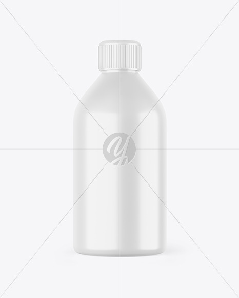 Glossy Plastic Bottle Mockup