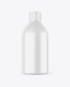 Glossy Plastic Bottle Mockup