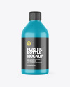 Glossy Plastic Bottle Mockup