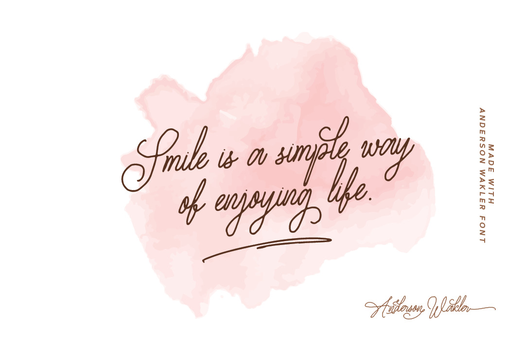 Anderson Wakler - Natural Handwritting Anderson Wakler - Natural Handwritting