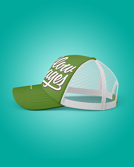 Baseball Cap Mockup - Side View