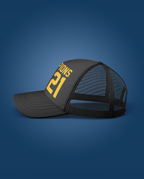 Baseball Cap Mockup - Side View