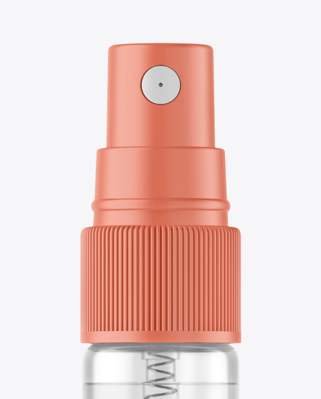 Clear Spray Bottle Mockup