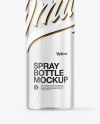 Clear Spray Bottle Mockup