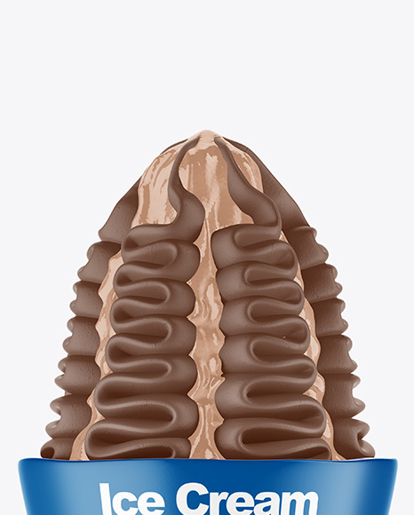 Ice Cream Cone Mockup