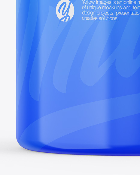 Glossy Bottle Mockup