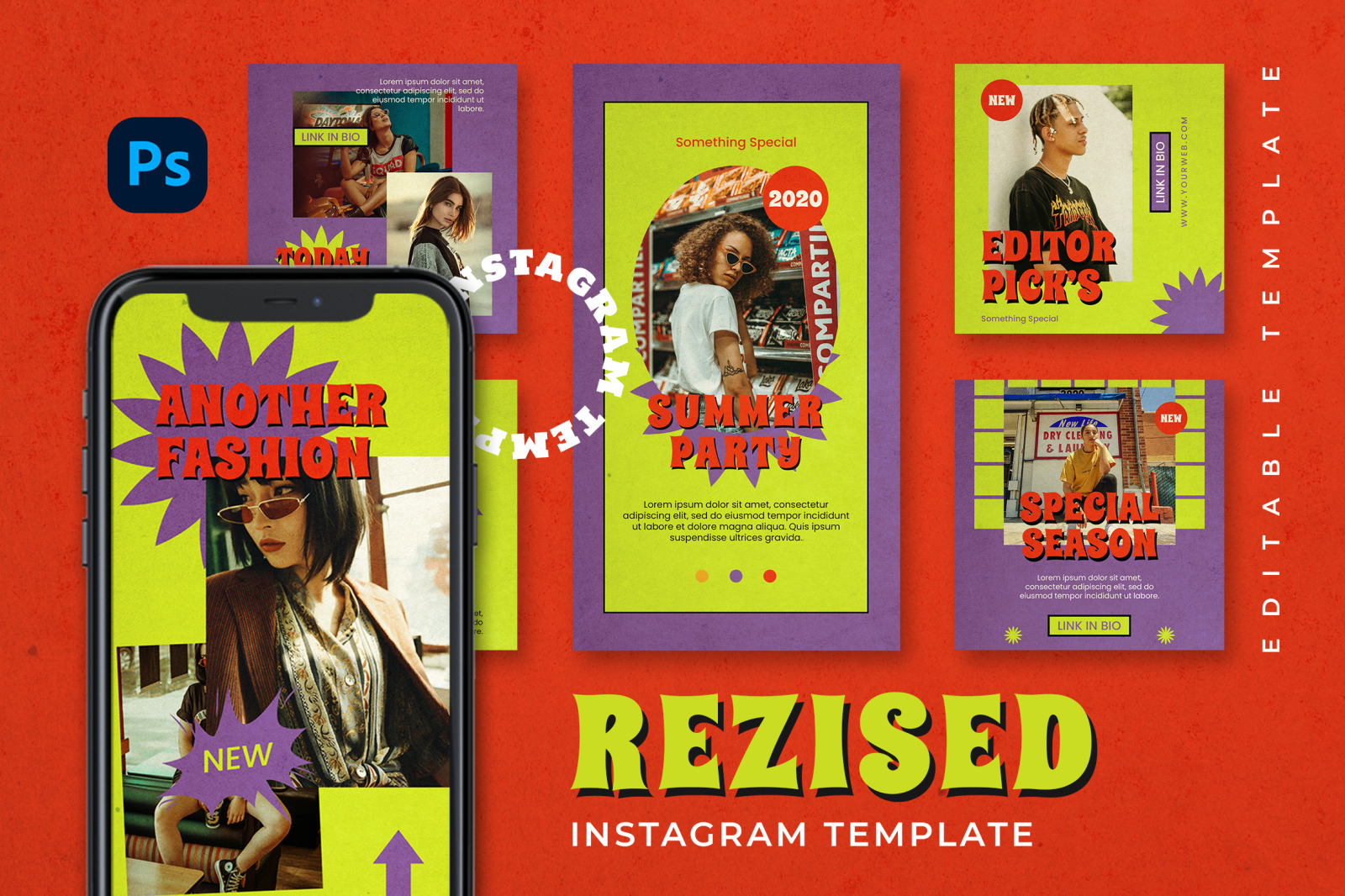 Resized Instagram Template Resized Instagram Template