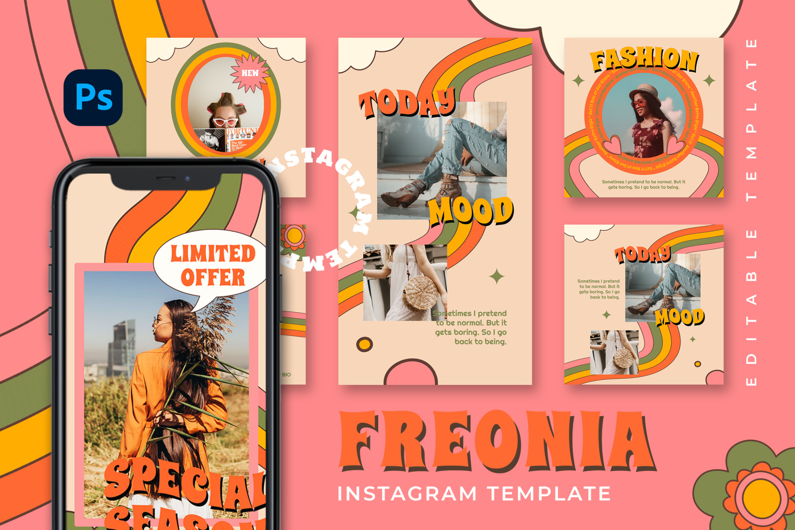 Freonia Instagram Template