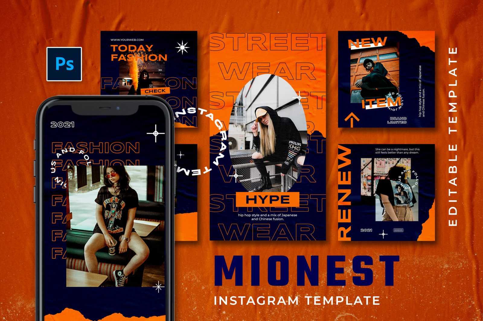 Mionest Instagram Template