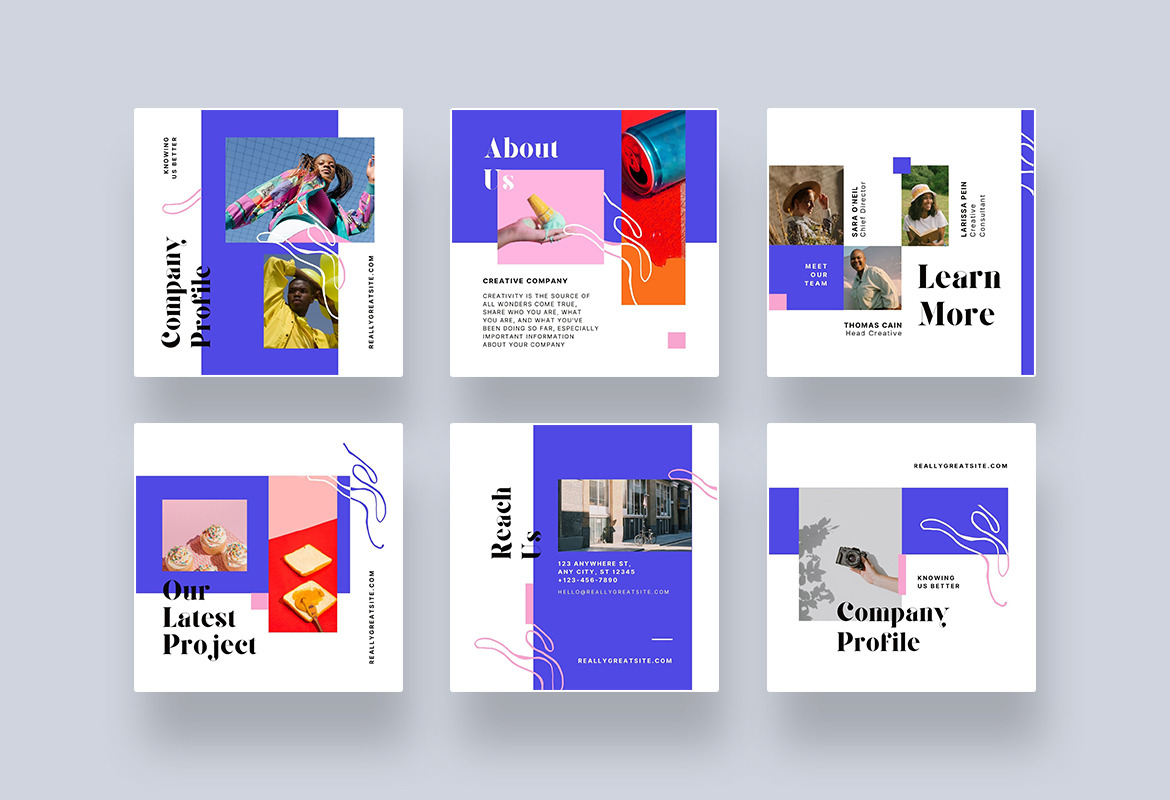 Creative Company Profile Canva