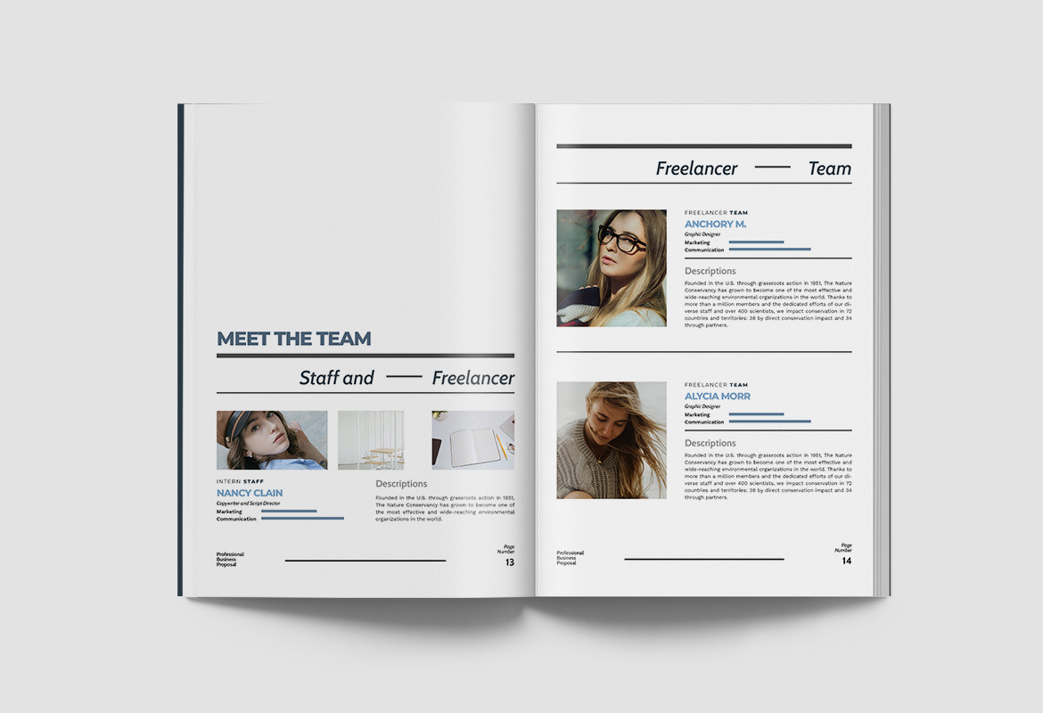 Square Business Proposal Indesign