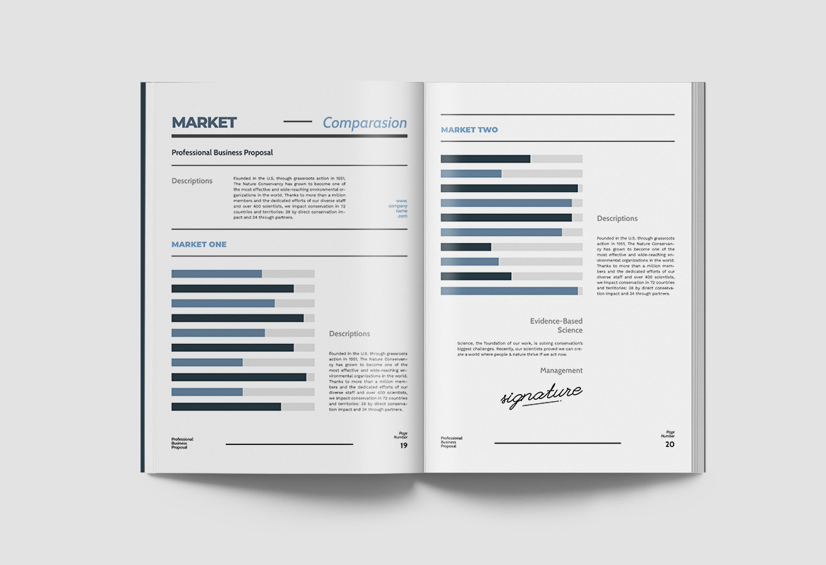 Square Business Proposal Indesign