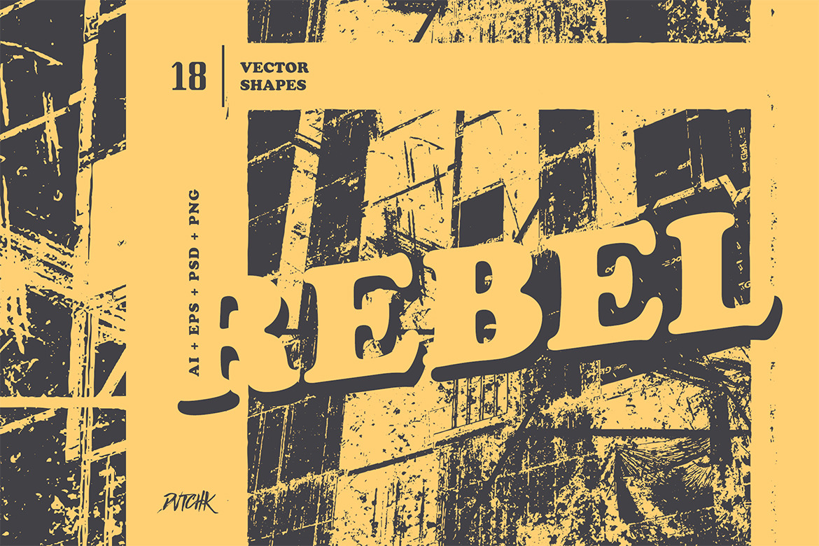 Rebel | Geometric Grunge Shapes Rebel | Geometric Grunge Shapes