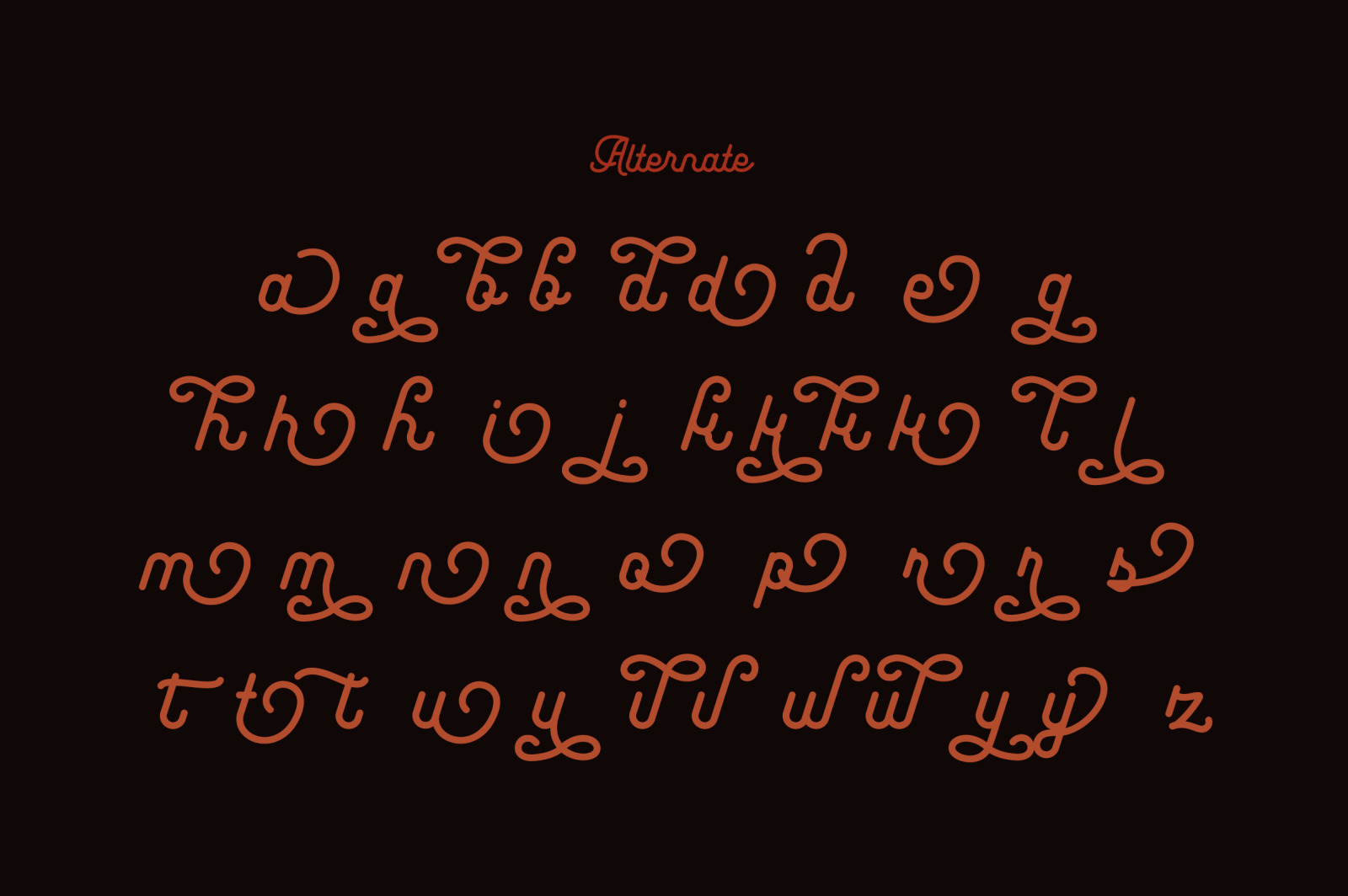 Leuthikline - Beautiful Monoline Font Leuthikline - Beautiful Monoline Font