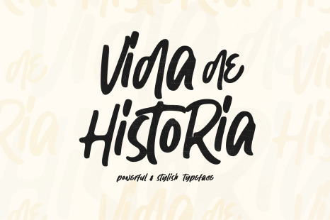 Vida de Historia - Stylish Typeface - Artistic expression