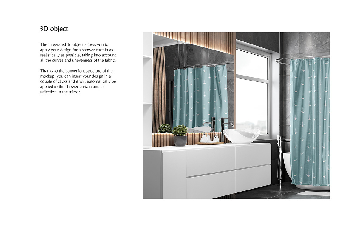 Shower Curtain Mockup Shower Curtain Mockup