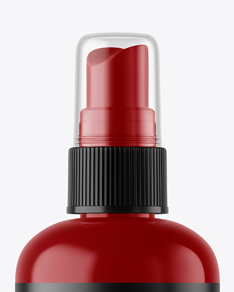 Glosy Cosmetic Spray Bottle Mockup