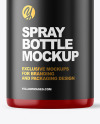 Glosy Cosmetic Spray Bottle Mockup