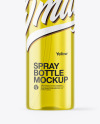 Color Spray Bottle Mockup