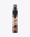 Frosted Amber Spray Bottle Mockup