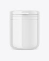 Plastic Pills Jar Mockup