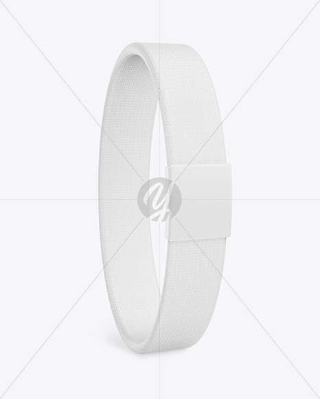 Textile Fabric Wristband Mockup